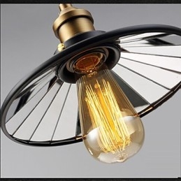 Εσωτερική απόχρωση Vintage Pully Pendant Light 3 Island Foyer Metal+ Galss