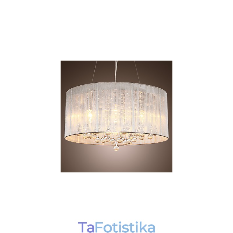 Drum Pendant Μοντέρνα 4 Φώτα