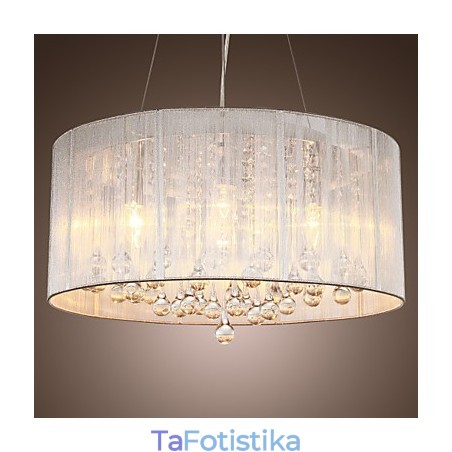 Drum Pendant Μοντέρνα 4 Φώτα Drum Pendant Μοντέρνα 4 Φώτα