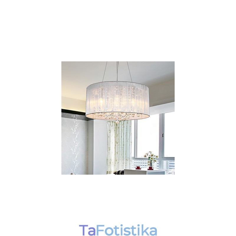 Drum Pendant Μοντέρνα 4 Φώτα