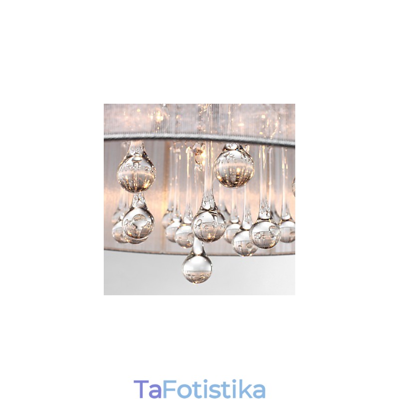 Drum Pendant Μοντέρνα 4 Φώτα