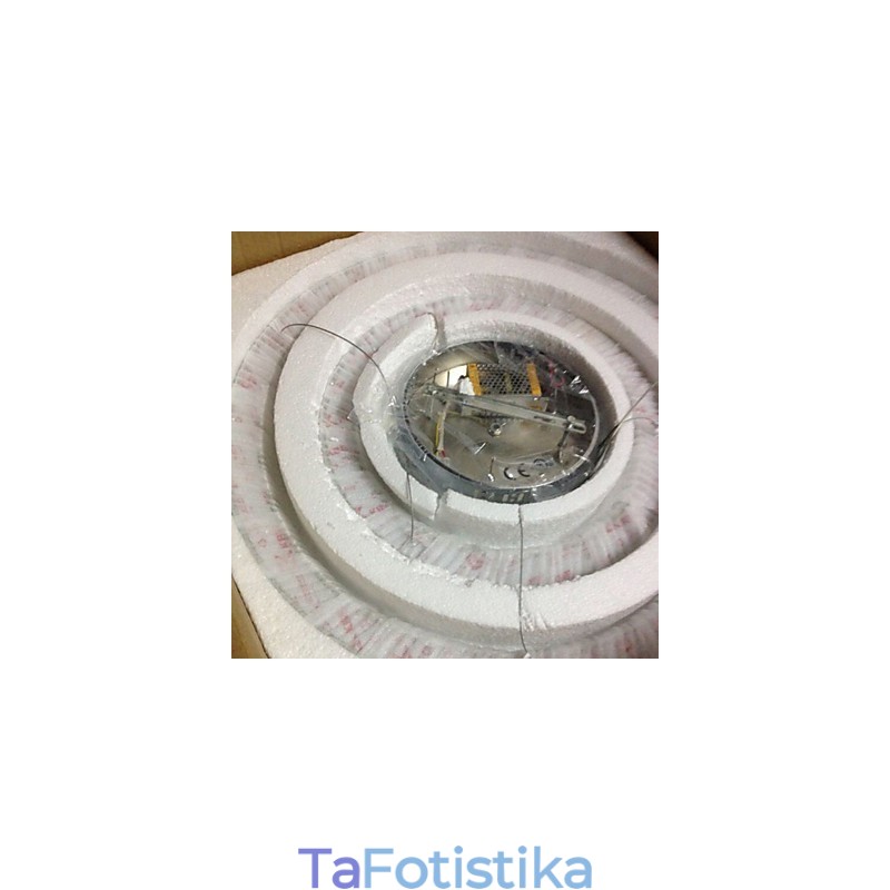Κρυστάλλινο κρεμαστό Φωτιστικό Οροφής Clear Crystal Round 4 Rings 40CM 60CM 80CM Source Fixtures