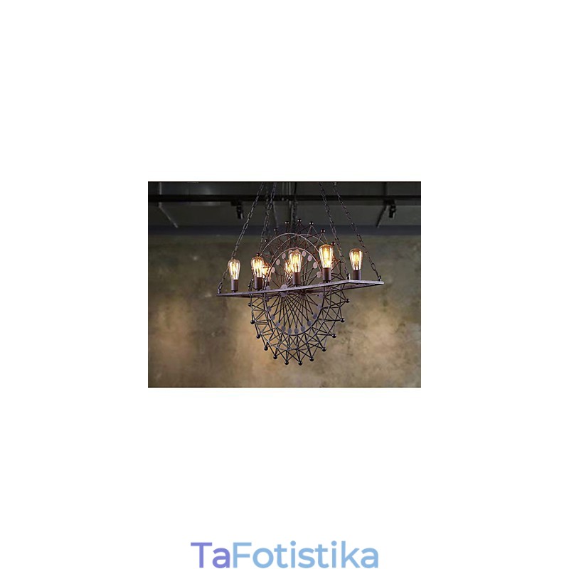 Βιομηχανικό στυλ κρεμαστό φωτιστικό The Skyscraper Wheel