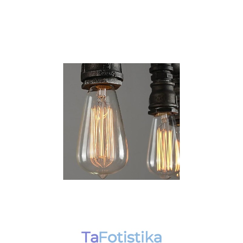 Παραδοσιακό Κλασικό Vintage Φανάρι Country Retro Mini Ζωγραφική Μεταλλικό Κρεμαστό Φωτιστικό Τραπεζαρία