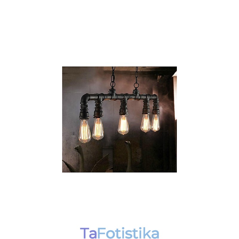 Παραδοσιακό Κλασικό Vintage Φανάρι Country Retro Mini Ζωγραφική Μεταλλικό Κρεμαστό Φωτιστικό Τραπεζαρία