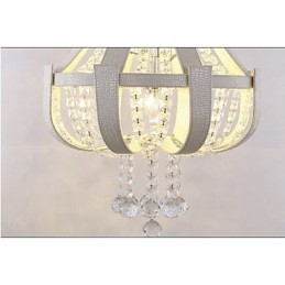 Post Modern Luxury Leather Crystal Creative Πολυέλαιος Lron
