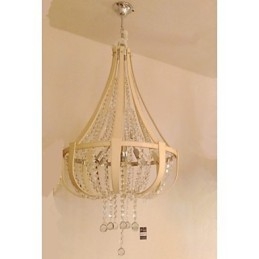 Post Modern Luxury Leather Crystal Creative Πολυέλαιος Lron