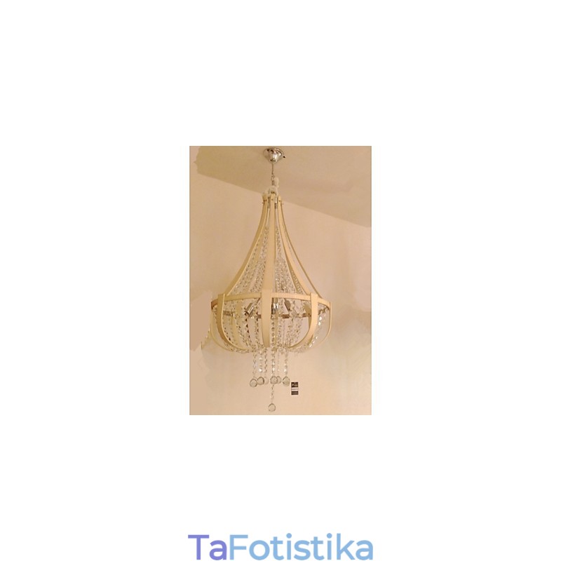 Post Modern Luxury Leather Crystal Creative Πολυέλαιος Lron