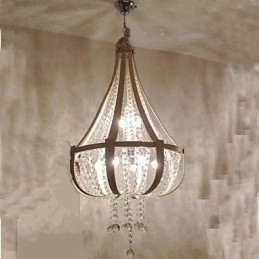 Post Modern Luxury Leather Crystal Creative Πολυέλαιος Lron