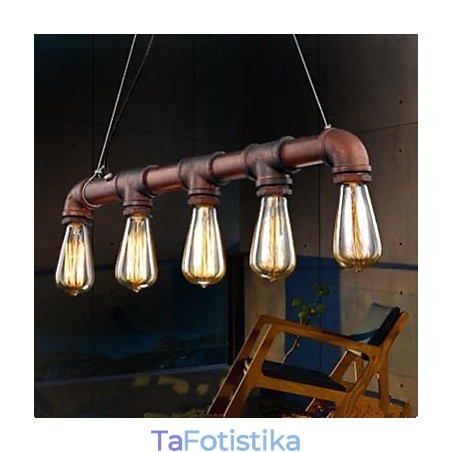 Droplight αγωγού σωλήνων σοφίτας American Country Industrial Porch Droplight αγωγού σωλήνων σοφίτας American Country Industrial Porch