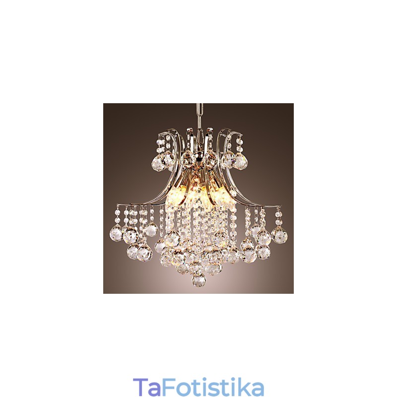Κρεμαστό Φωτιστικό Luxury Modern Crystal Living 6 Φωτιστικά