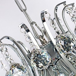Κρεμαστό Φωτιστικό Luxury Modern Crystal Living 6 Φωτιστικά