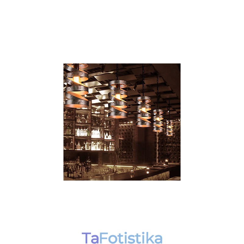 Μενταγιόν 1 Light Vintage Minimalist Iron Painting