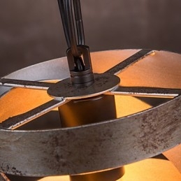 Μενταγιόν 1 Light Vintage Minimalist Iron Painting