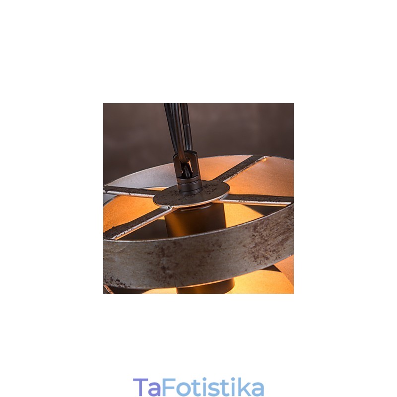 Μενταγιόν 1 Light Vintage Minimalist Iron Painting