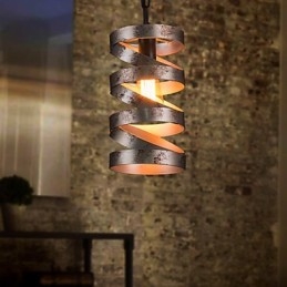 Μενταγιόν 1 Light Vintage Minimalist Iron Painting