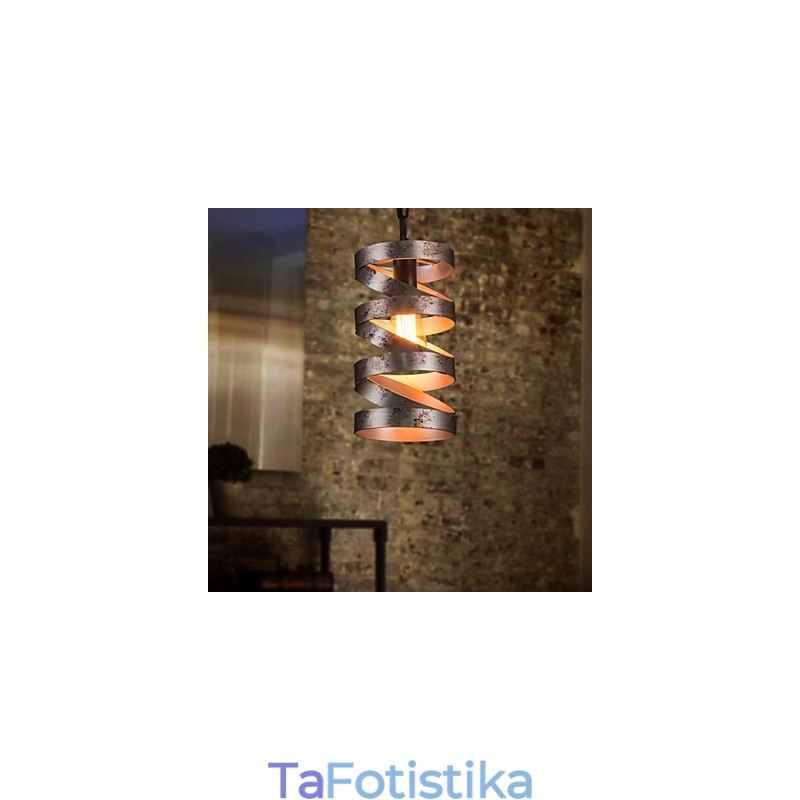 Μενταγιόν 1 Light Vintage Minimalist Iron Painting