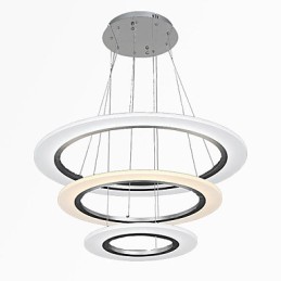 3 Δαχτυλίδι DIY σχήμα ακρυλικό κρεμαστό φωτιστικό οροφής Φωτιστικά πολυελαίου με