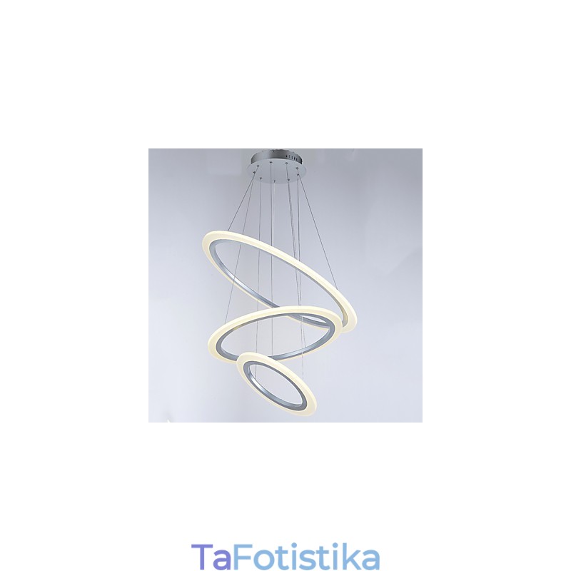 3 δαχτυλιδιών DIY σχήμα ακρυλικό κρεμαστό φωτιστικό οροφής φωτιστικό πολυέλαιος
