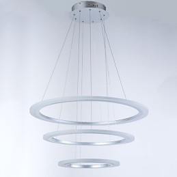 3 δαχτυλιδιών DIY σχήμα ακρυλικό κρεμαστό φωτιστικό οροφής φωτιστικό πολυέλαιος