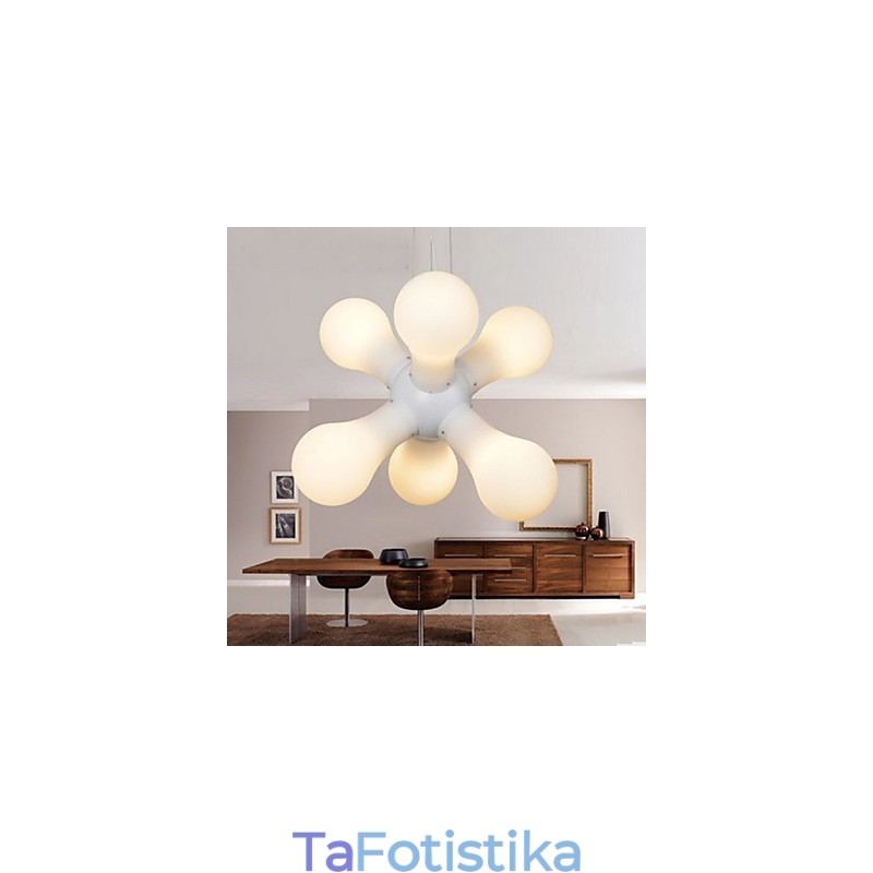 Απλό γυάλινο κρεμαστό φωτιστικό