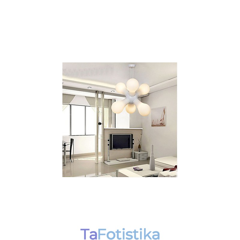 Απλό γυάλινο κρεμαστό φωτιστικό