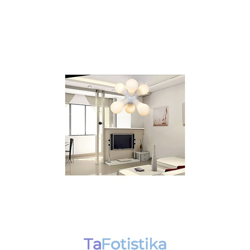 Απλό γυάλινο κρεμαστό φωτιστικό