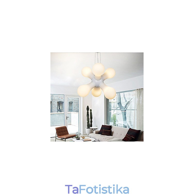Απλό γυάλινο κρεμαστό φωτιστικό