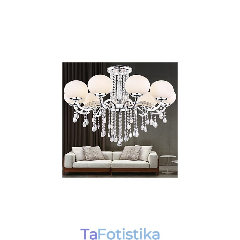Chandelier Crystal Luxury Modern Living 9 Lights