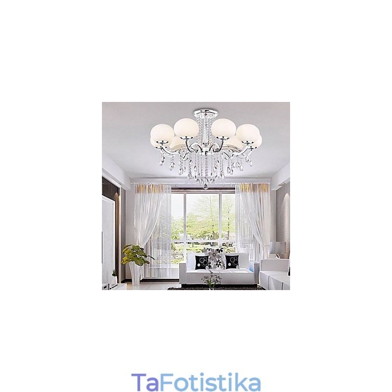 Chandelier Crystal Luxury Modern Living 9 Lights