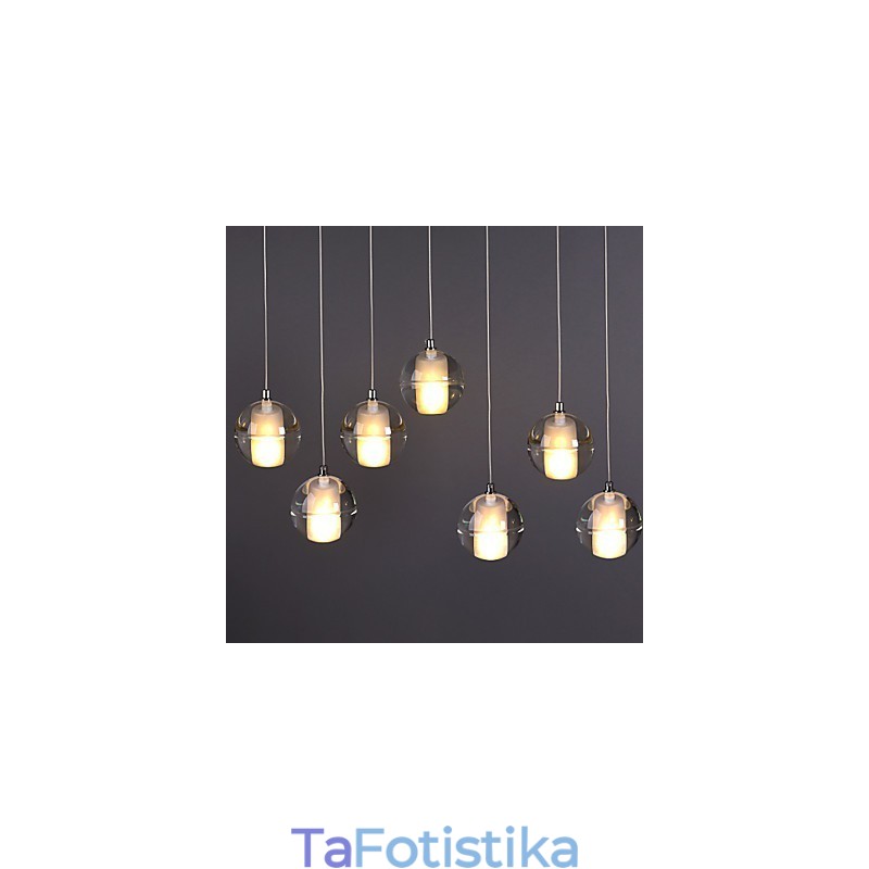 All Over The Sky Star Bocci Droplight Aurora Borealis Μοντέρνο Γυάλινο Κρυστάλλινο Φωτιστικό