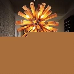 Κρεμαστά φωτάκια Country Wood Bamboo