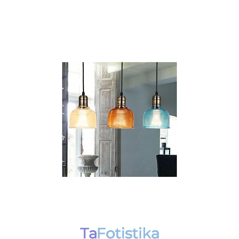 Nordic Small Droplight από βιτρό πολυέλαιος που αποκαθιστά τους αρχαίους τρόπους