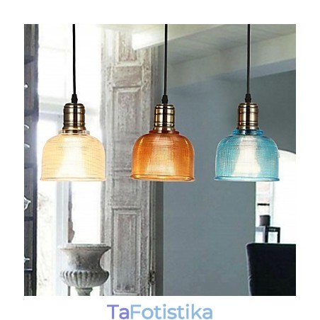 Nordic Small Droplight από βιτρό πολυέλαιος που αποκαθιστά τους αρχαίους τρόπους