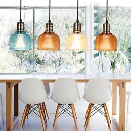 Nordic Small Droplight από βιτρό πολυέλαιος που αποκαθιστά τους αρχαίους τρόπους