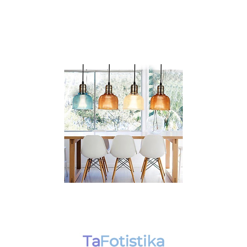 Nordic Small Droplight από βιτρό πολυέλαιος που αποκαθιστά τους αρχαίους τρόπους