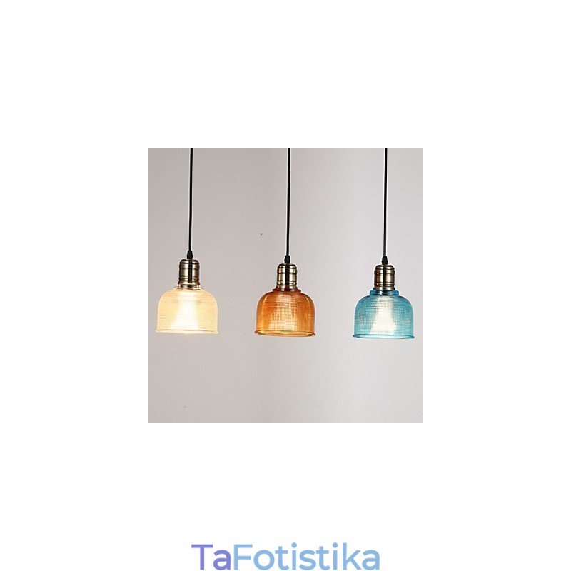 Nordic Small Droplight από βιτρό πολυέλαιος που αποκαθιστά τους αρχαίους τρόπους