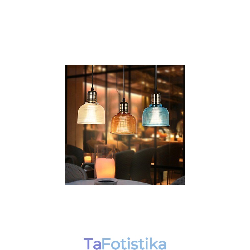 Nordic Small Droplight από βιτρό πολυέλαιος που αποκαθιστά τους αρχαίους τρόπους