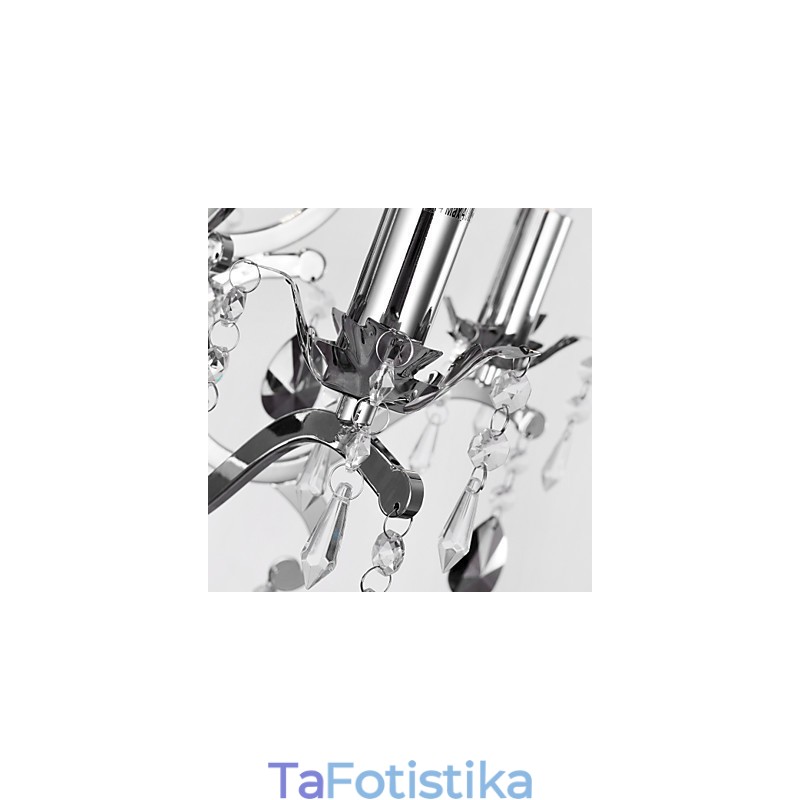 Παραδοσιακός κλασικός πολυέλαιος χρωμίου