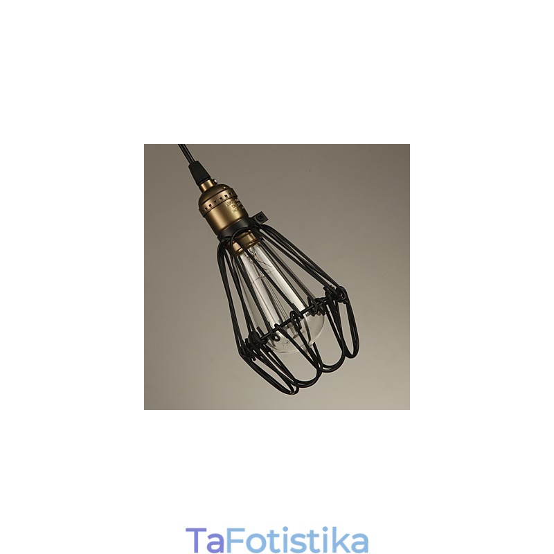 Κρεμαστά Φώτα Vintage Αμερικάνικου country στυλ που αποκαθιστά τους αρχαίους τρόπους από σφυρήλατο σίδερο μικρό φωτιστικό κλουβιού