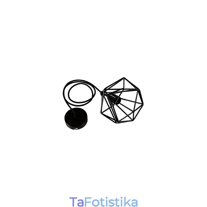 Retro Mini Style Painting Μεταλλικό Κρεμαστό Φωτιστικό Γκαράζ