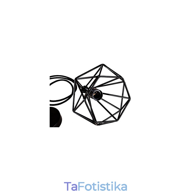 Retro Mini Style Painting Μεταλλικό Κρεμαστό Φωτιστικό Γκαράζ