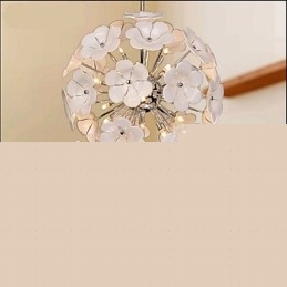 The Glass Ball Flower Garden Shops Warm Chandelier