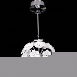 The Glass Ball Flower Garden Shops Warm Chandelier
