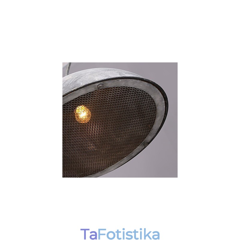 Λαμπτήρας απόχρωση Μαύρος πολυέλαιος σφυρήλατο σίδερο Βιομηχανική αποθήκη Καπάκι Καπάκι Πολυέλαιος σκιάς