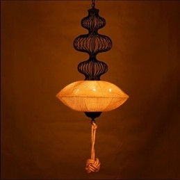 Λάμπες Nordic Retro Industrial Hemp Creative Birdcage