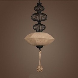 Λάμπες Nordic Retro Industrial Hemp Creative Birdcage