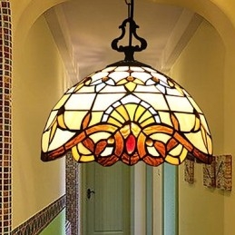 Ευρωπαϊκό Ποιμενικό Φωτιστικό Creative Art Glass Μικρό σταγονόμετρο 1 μέτρου