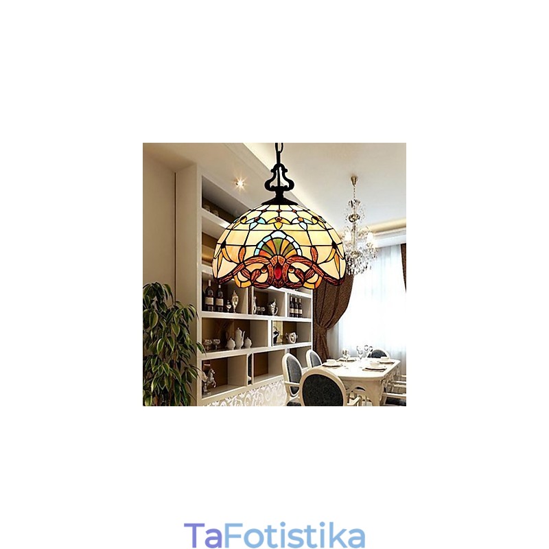 Ευρωπαϊκό Ποιμενικό Φωτιστικό Creative Art Glass Μικρό σταγονόμετρο 1 μέτρου