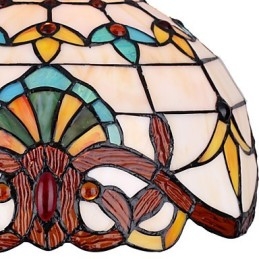 Ευρωπαϊκό Ποιμενικό Φωτιστικό Creative Art Glass Μικρό σταγονόμετρο 1 μέτρου
